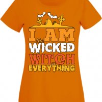 Дамска тениска I'm The Wicked Witch Of Everything 1,Halloween,Хелоуин,Празник,Забавление,Изненада,, снимка 8 - Тениски - 38137968