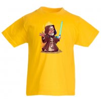 Детска тениска Star Wars Obi Wan Star Wars,Игра,Изненада,Подарък,, снимка 10 - Детски Блузи и туники - 36667358