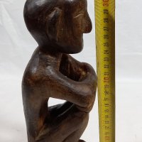 Дървена статуетка дърворезба , снимка 6 - Статуетки - 35626438