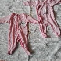 Лот бебешки дрехи момиче 0-3м, боди, ританки, гащеризон, чувалче, шапка, детски дрехи, снимка 15 - Комплекти за бебе - 34478354