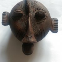 Африкански керамични маски, снимка 4 - Антикварни и старинни предмети - 30277991