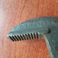 Стар немски раздвижен ключ антика D. R. PATENT, снимка 6 - Колекции - 31445106
