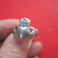 Старинен сребърен пръстен 19 век , снимка 5 - Пръстени - 36621396