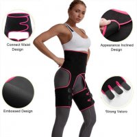 Неопренови надбедреници с колан ADJUSTABLE ONE PIECE WAISTBAND, снимка 3 - Спортна екипировка - 34236755