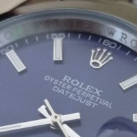 Rolex Oyster Perpetual Datejust Blue Механичен - Работи Без Батерии , снимка 13 - Луксозни - 40513467