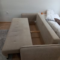 Продавам триместен разтегателен диван , снимка 2 - Дивани и мека мебел - 44412593