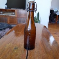 Стара бирена бутилка Пивоварно Дружество Шумен Русе 1940, снимка 1 - Други ценни предмети - 37760504