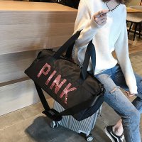 Спортен сак PINK, gym bag, travel bag, чанта за фитнес, чанта за багаж, снимка 14 - Сакове - 30571983
