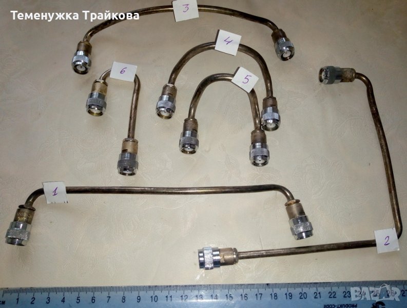 Посребрени TNC-50/W2 конектори (по снимки), снимка 1