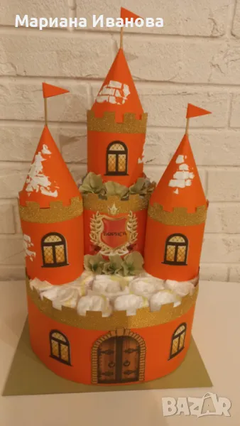 замък от памперси, снимка 1