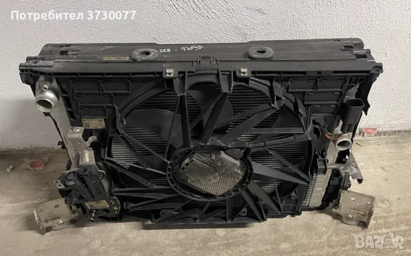 BMW F10 F11 F01 F02 F06 F12 F13 528i 530i 550i 650i 750i перка +дифузьор + радиатори пакет охлаждане, снимка 1