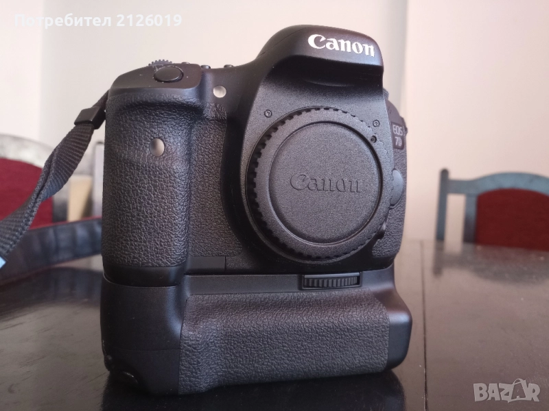 Canon 7D тяло с грип, снимка 1