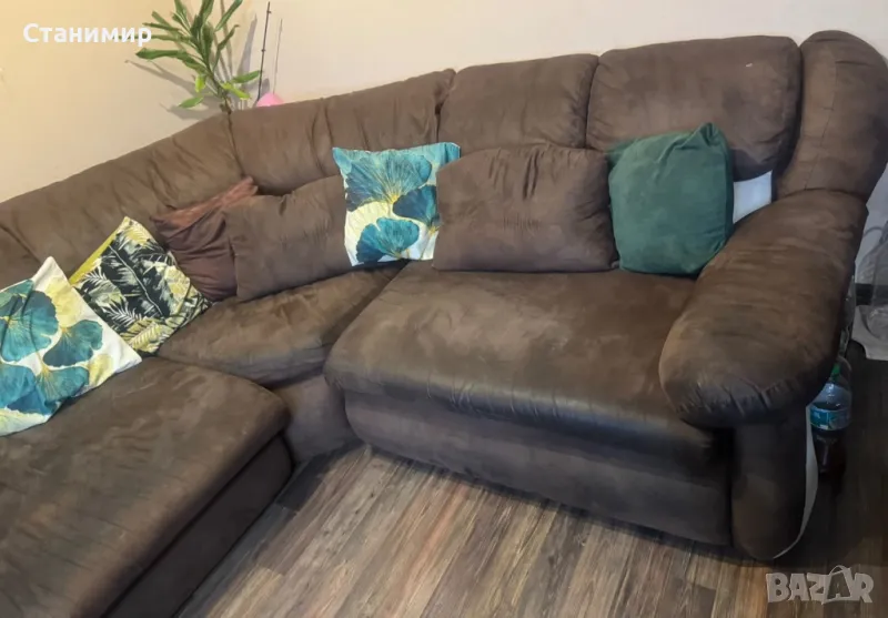Ъглов диван разтегателен 240/280, снимка 1