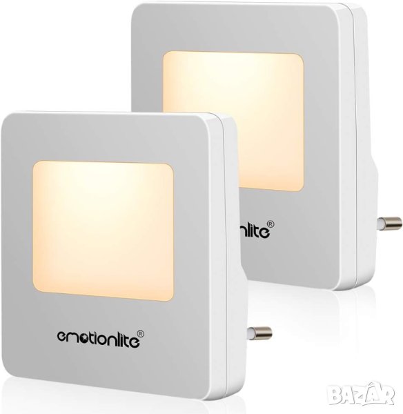 LED нощна светлина със сензор комплект от 2 броя ELN-066, снимка 1
