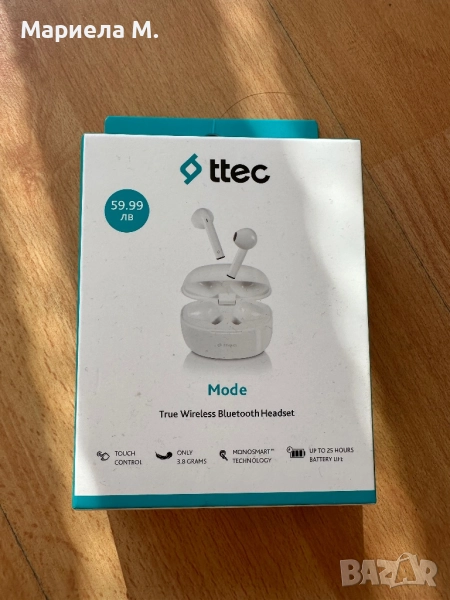 TTEC безжични слушалки, нови, снимка 1