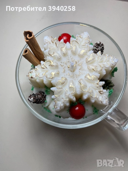 Коледни соеви свещи, снимка 1