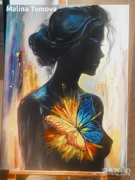 Авторска картина - Любовта в нас, снимка 1