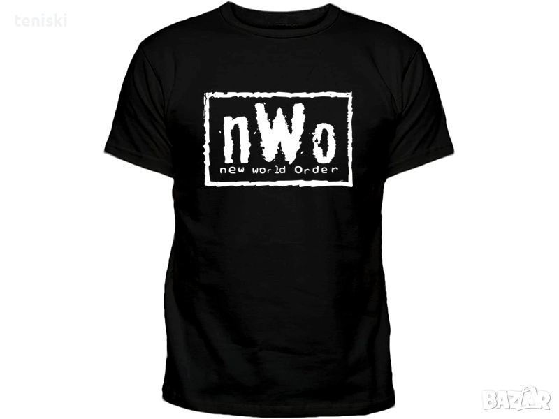 Тениска кеч nWo New World Order Всички размери, снимка 1