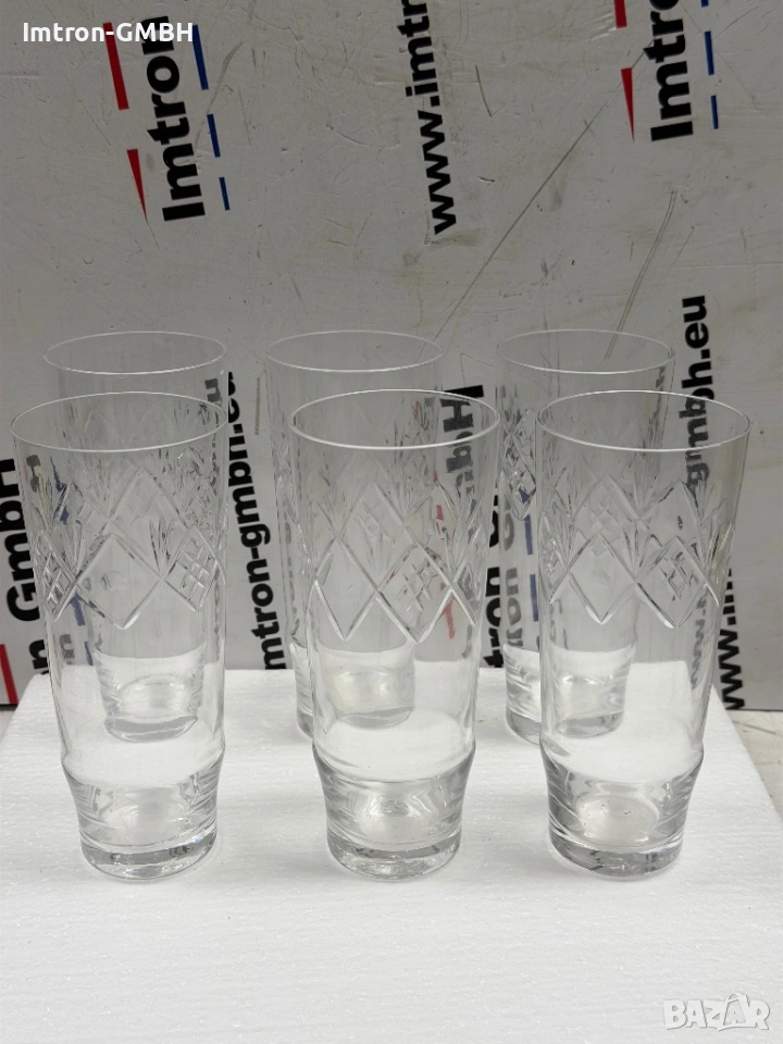 К-Т Кристални чаши за вода или безалкохолни напитки, снимка 1