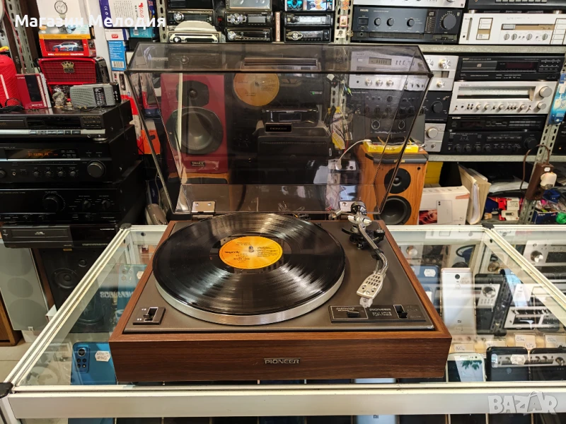Грамофон Pioneer PL-120 с чисто нова игла! В отлично техническо и визуално състояние., снимка 1