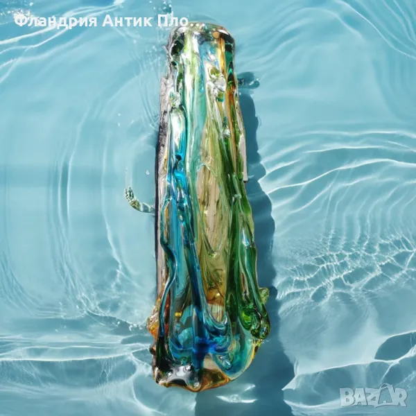 Голяма ваза "Океански лед" , снимка 1
