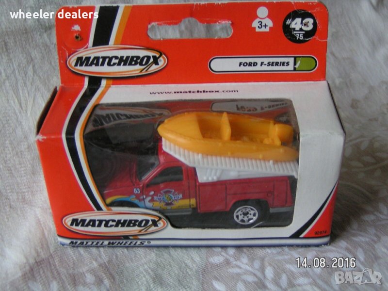 Метална количка Мачбокс Matchbox FORD F-SERIES, снимка 1