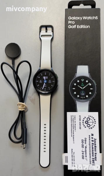 Смарт часовник Samsung Galaxy Watch 5 pro Golf Edition 45мм., снимка 1