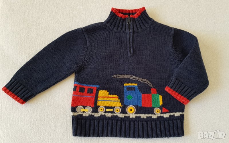Пуловер с влакче - размер 12 месеца, снимка 1