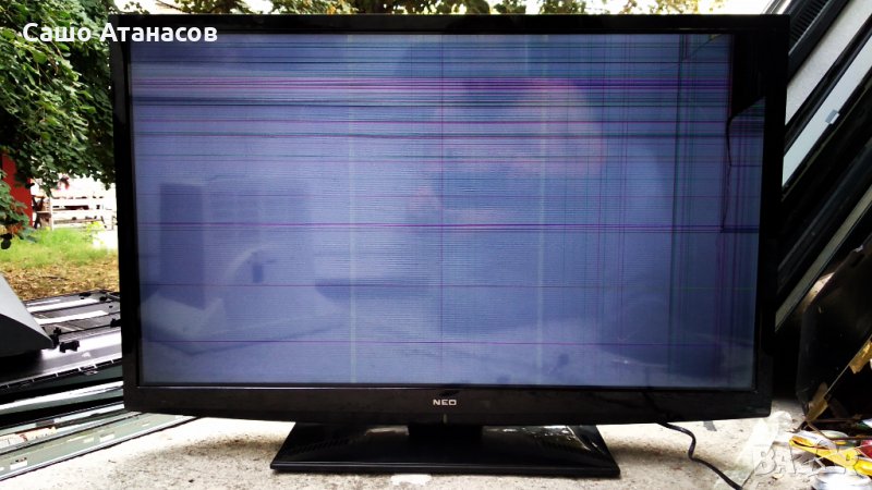 NEO LED-32665 FHD със счупена матрица ,17MB95S-1 ,17IPS11 ,6870C-0438A ,VES315UNDL-01 ,17LD132, снимка 1