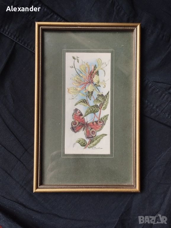 Картина .. тъкана коприна !, снимка 1