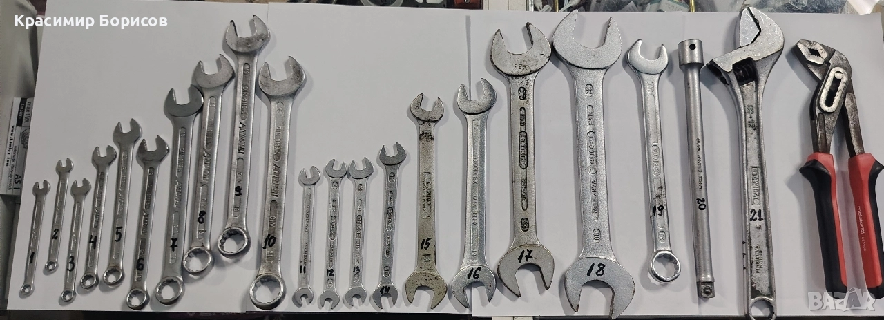 ключове гаечни звездогаечни клещи удължител Внос Германия , снимка 1