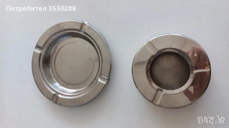 Метален  пепелник, снимка 1