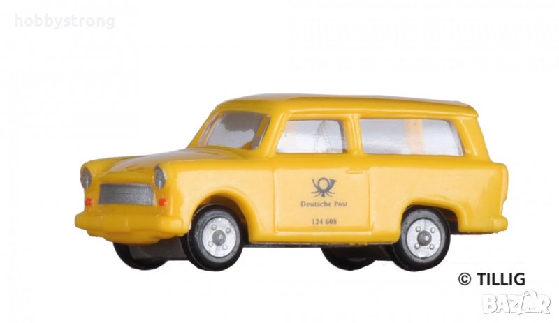 Trabant 601 комби Deutsche Post TT 1:120 Tillig 08746, снимка 1