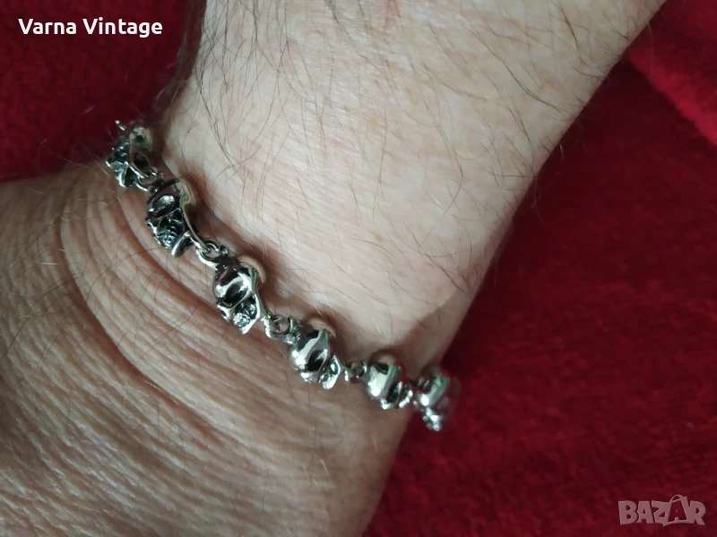 Гривна с черепи. CROOP., снимка 1