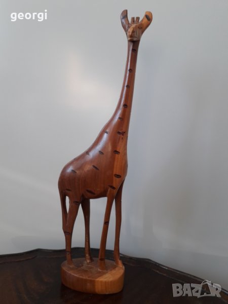 Дърворезба жираф, снимка 1
