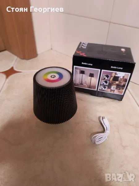 Чисто нова безжична лед лампа за бутилка с различни цветове , снимка 1