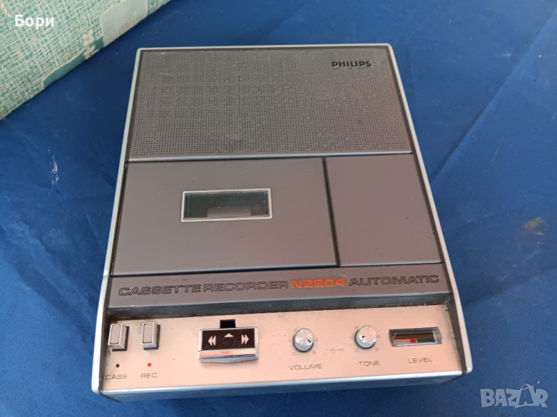 Philips N 2204 Cassette Recorder Automatic, снимка 1