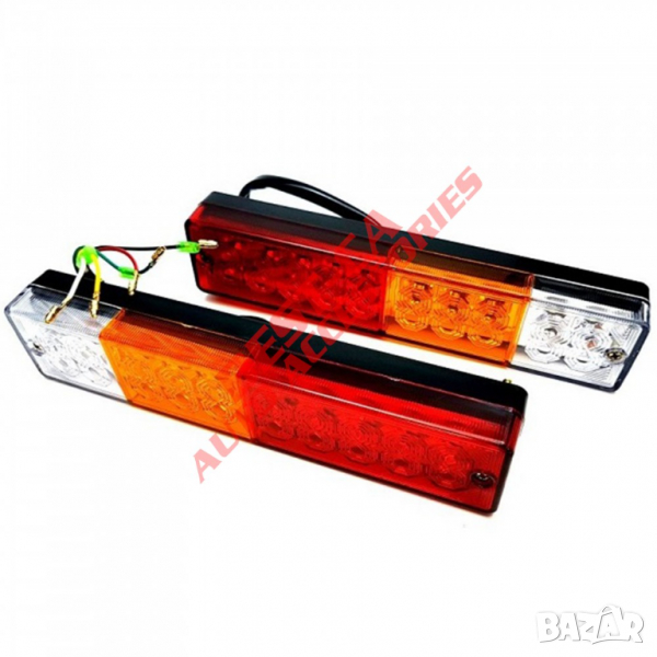 Комплект лед стопове 12V-24V подходящи за бусове, камиони, ремаркета, снимка 1