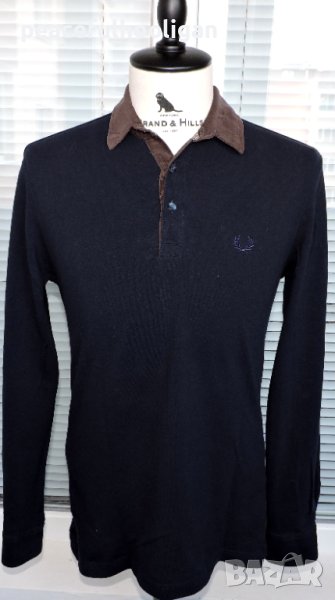 Fred Perry Men`s Casual Polo Shirt -мъжка тъмно-синя поло блуза  размер S, снимка 1