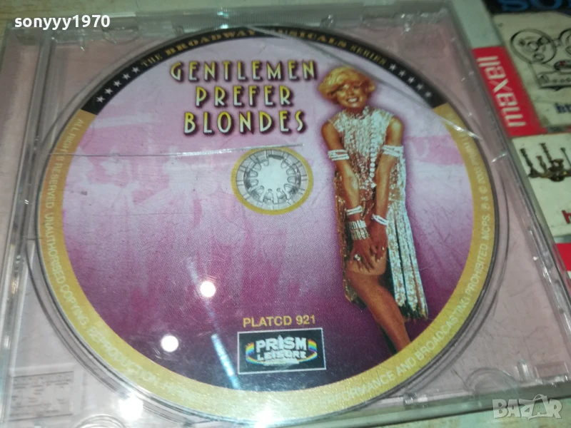 gentlemen prefer blondes cd 0306251145, снимка 1