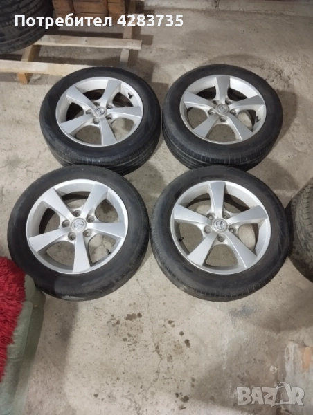 Лети джанти Мазда 3/6 + гуми , снимка 1