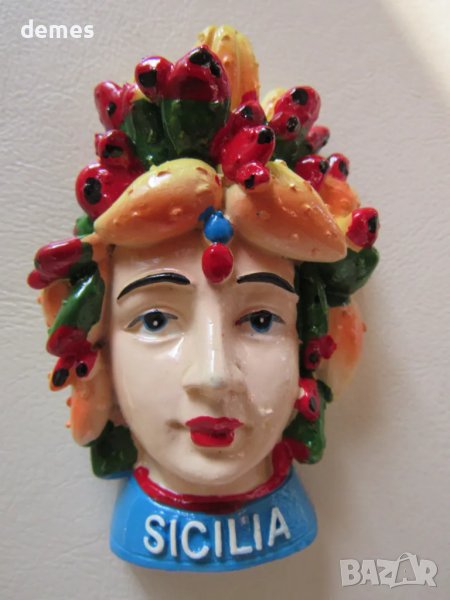 Глава на жена- магнити-мавър от Сицилия, Италия, снимка 1