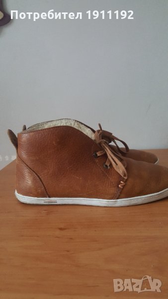 Дамски зимни обувки/ кецове HUB, естествена кожа. Номер 38, снимка 1