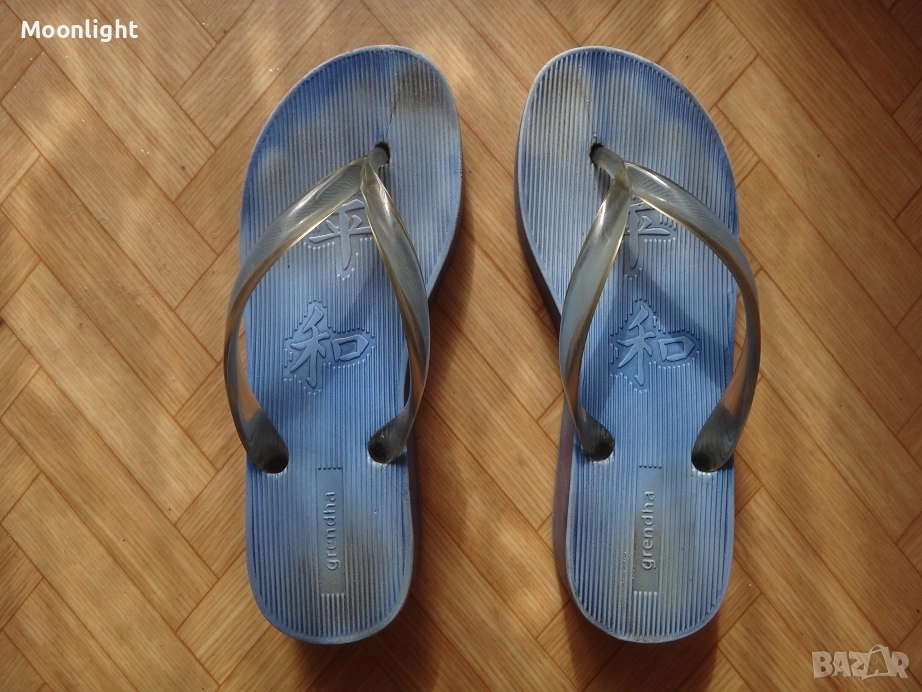 Сини чехли, тип джапанки, всекидневни или плажни grendha 36 номер, снимка 1