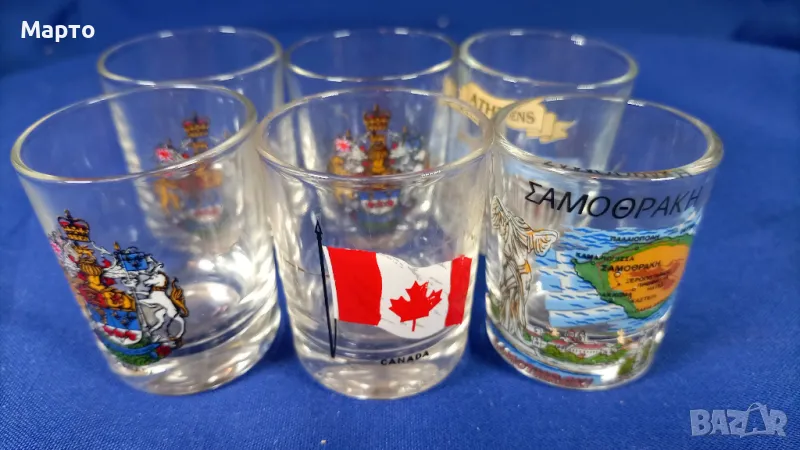 Малки шотчета за алкохол, колекционерски, 7 бр, снимка 1