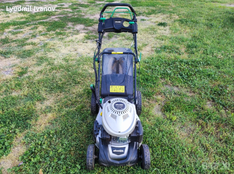 Бензинова самоходна косачка с кош и стартер 173cm 4t 5kc 46см 38кг 2019г, снимка 1
