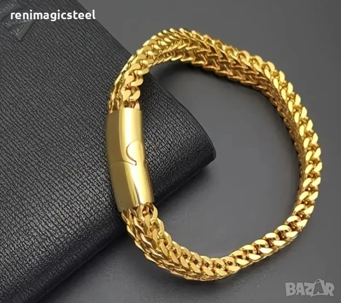 Мъжка гривна от медицинска стомана , снимка 1