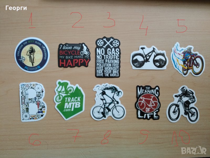 Стикер за велосипед, Bike stikers, снимка 1