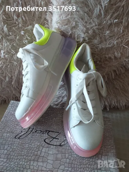 Маратонки , сникърси с цветна подметка 37, снимка 1