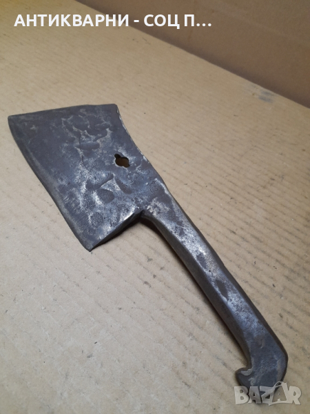 Стар Ръчно Кован Сатър , снимка 1
